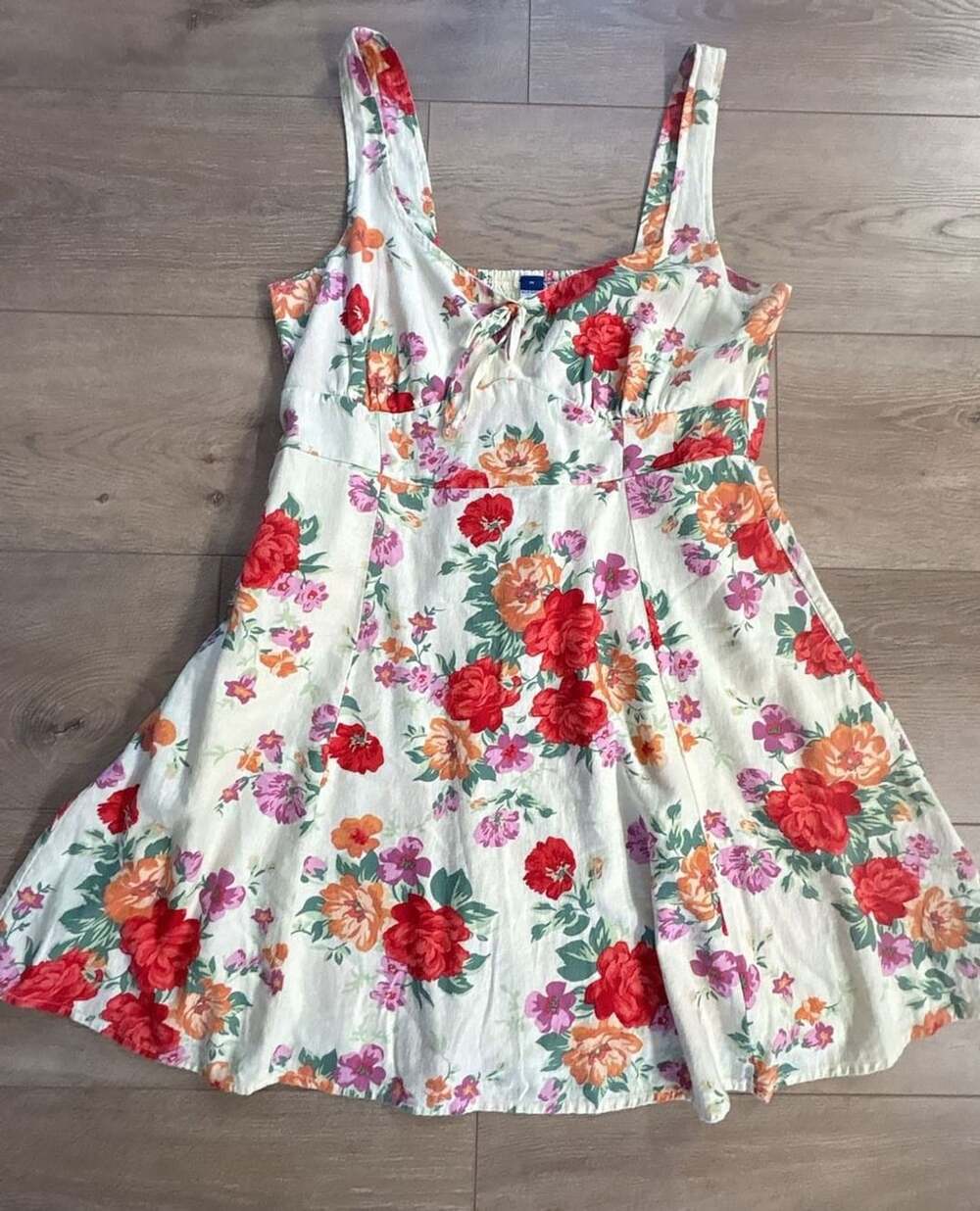 Old Navy Fit and Flare Cami Mini Dress Size M Floral Print